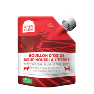 open farm bouillon d'os de bœuf