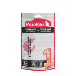 purebites gâteries aux crevettes séchées à froid